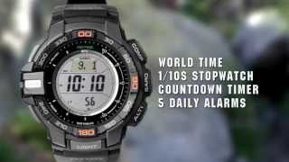 CASIO PROTREK PRG270 product video [upl. by Henriha]