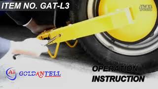 GATL3S Car Wheel Lock [upl. by Yelrahc]