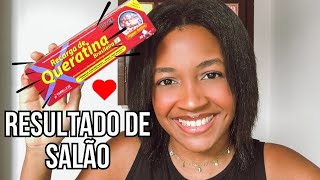 RECARGA DE QUERATINA DA NOVEX EM CABELO CRESPO ALISADO [upl. by Hasheem]