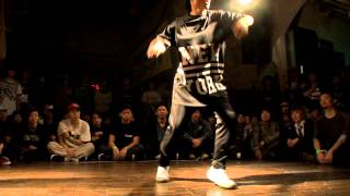 Nonsuke vs SHUHOTOKYO FOOTWORKZ DANCELIVE 2014 FREESTYLE KANTO vol5【QUARTERFINAL】 [upl. by Eintihw]