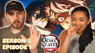 HASHIRA TRAINING ARC BEGINS  Demon Slayer Season 4 Episode 1 REACTION [upl. by Tad]