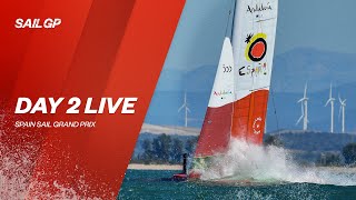 LIVE 2021 Spain SailGP  Day 2 [upl. by Anale]