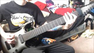 God Breaker  Original Deathcore Song Guitar Playthrough [upl. by Kinemod]