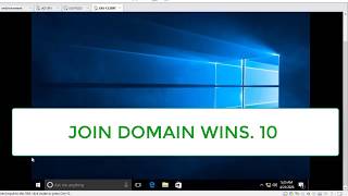 Join Domain Windows 10 pro [upl. by Shedd122]