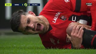 Martin Terrier INJURY Vs Nice [upl. by Itsyrc]