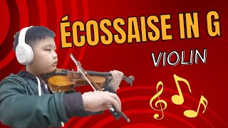 Écossaise in G ABRSM 2024 Violin Grade 2 by Mark Tay [upl. by Feld]