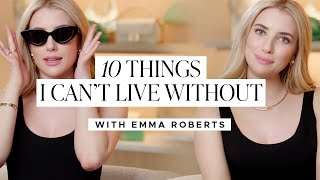 10 Things I Can’t Live Without with Emma Roberts  FASHIONPHILE [upl. by Elleved]