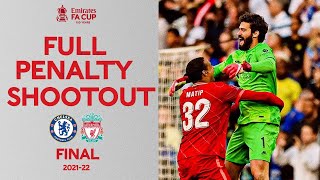 FULL Penalty Shootout amp Trophy Lift  Chelsea v Liverpool  Emirates FA Cup Final 2122 [upl. by Aihsyn371]