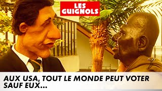 Aux USA tout le monde peut voter sauf eux  Les Guignols  CANAL [upl. by Enitsua]