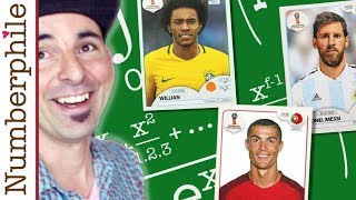 The Math and money of Soccer Stickers  Numberphile [upl. by Aviva216]