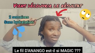 🇨🇮24• TRESSES AU FIL ANANGO  Hydratation maintenue African threading 4C  Valèh Té [upl. by Imik806]