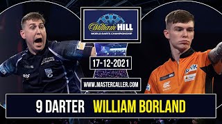 9Darter William Borland PDC World Championship 2021 [upl. by Drol691]