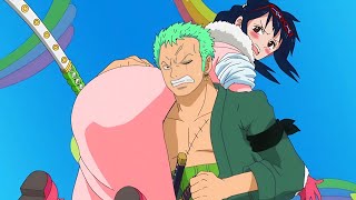 😳 TASHIGI SENTIU A PEGADA DO ZORO eu acho que ela gostou [upl. by Ecnerwal114]