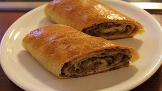 Teigrouladen mit Linsen  türkisches Börek  Brot Rezept vegetarisch Canans Rezepte [upl. by Ailelc459]