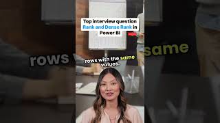 important question What is Rank vs Dense Rank in Power BI ai interview question tutorial [upl. by Patterson216]
