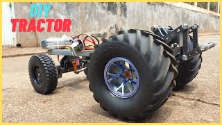 HOW TO MAKE SUPER HEAVY DUTY RC TRACTOR CHASSIS  FULL METAL [upl. by Campbell]