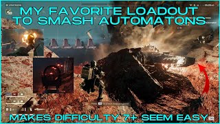 The BEST loadout for Automatons in Helldivers 2  Especially difficulty 7 [upl. by Nhguavad]