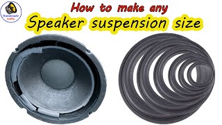 Diy Speaker Suspensions at Home [upl. by Derina]