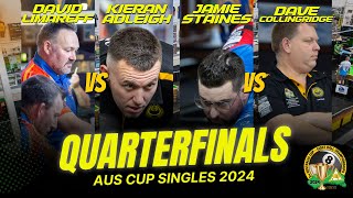 DLimareff vs KAdleigh  JStaines vs DCollingridge  Quarterfinals  AusCup Singles 2024 [upl. by Vasyuta863]