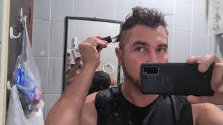 Cortando Meu Proprio Cabelo Testando A Maquina Sem Fio T9 Vintage [upl. by Sang]