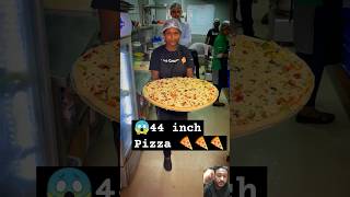 🍕 44 inch Pizza😱 pizzalover food pizza foodie shortsvideo shorts [upl. by Aikram544]