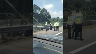 Yong Peng jalan highway motorcycle accident berhatihati jalan [upl. by Alicec]