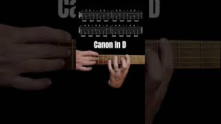 How To Tap Pachelbels Canon In D guitar guitartapping guitarlesson [upl. by Grefer]