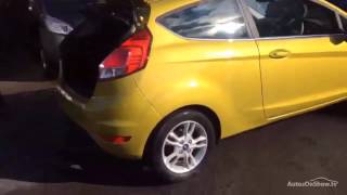 FORD FIESTA ZETEC YELLOW 2016 [upl. by Marrin]