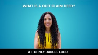 What is a Quit Claim Deed [upl. by Eceerehs196]