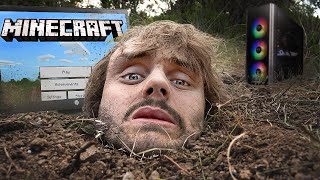 Beating Minecraft Before I Get Buried Alive [upl. by Rivera]