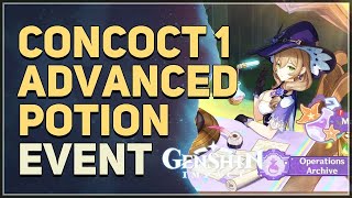 Concoct 1 Advanced Potion Genshin Impact [upl. by Mcgaw]