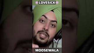 Lovesick Song Reaction  sidhumoosewala lovesick moosajatt game legend reactions [upl. by Baten]