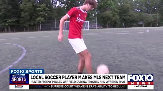 Local soccer player makes MLS Next team [upl. by Gilburt881]