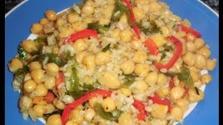 Garbanzos con arroz y verduras [upl. by Aneeb]