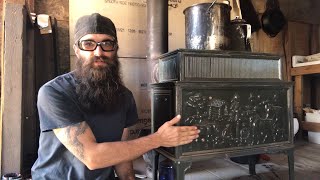 Wood Stove Fabrication  Answering Questions about our Wood Stove  Jotul 118  Off Grid Homestead [upl. by Ttayh]