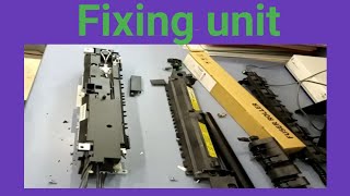 Complete detail how to open Fixing unit and change heat roller in Konica Minolta Bizhub 215 [upl. by Ursulina]