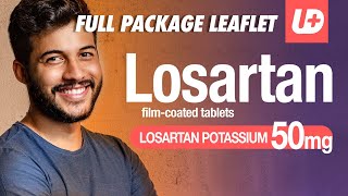 LOSARTAN 50 mg 💊 Full package leaflet how to reduce blood pressure dose warnings side effects [upl. by Anilatac]