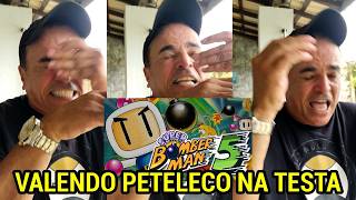 SUPER BOMBERMAN 5  VALENDO PETELECO NA TESTA  MEU TIO CONTRA MEU PAI [upl. by Cleave]