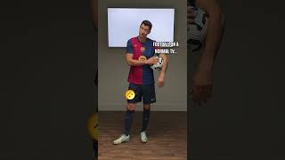 Watching TV 📺 vs Experiencing Ambilight TV ✨ philipstv AmbilightTV shorts fcbarcelona [upl. by Adamek]