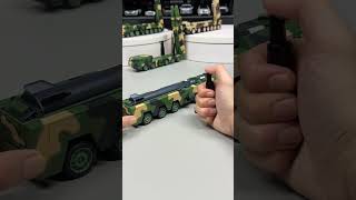 Dongfeng missile vehicle 🫢 toyvehicle toys toyvideo viralvideo trending [upl. by Nyllewell]