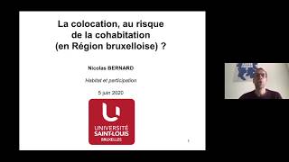 La colocation au risque de la cohabitation en Région bruxelloise [upl. by Decrem39]