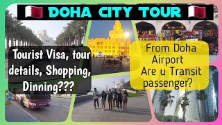 🇶🇦 Doha Ciry Tour for Transit Passengers 🎊ভিসা বাজেট কি কি দেখতে পাবেন শপিং ও খাবার সব একসাথে🎉 [upl. by Ellinehc473]