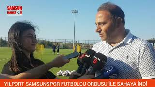 Yılport Samsunspor Futbolcu Ordusuyla Sahaya İndi [upl. by Brahear]