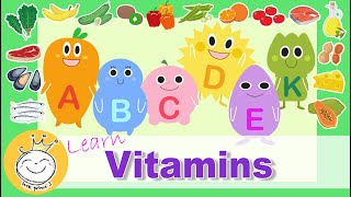 Learn Vitamins  Basic Vitamins Knowledge [upl. by Aratas736]