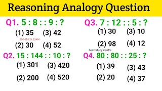 Analogy Reasoning Questions Explained  Crack Competitive Exams Easily [upl. by Yelkao]