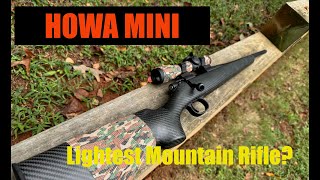 Lightest Deer Rifle 5lb Howa Mini Ultralight Rifle Build Carbon Fiber 65 Grendel [upl. by Granlund]