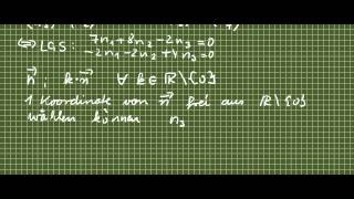 Von Parameterzur Koordinatengleichung 3 Normalenvektor aus Parametergleichung mit Skalarprodukt [upl. by Obe]