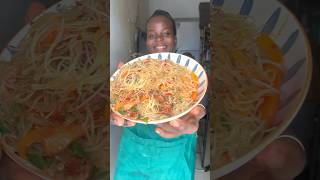 Cook with me  Stir fry Rice noodles [upl. by Neeneg]