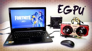 How to Setup External Graphics Card on a Laptop for CHEAP   eGPU Tutorial [upl. by Aikkin]