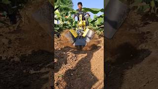 पावर वीडर Intercultivator Powerweeder weeding turning the soil aerating etc kisankraft [upl. by Bonacci]